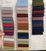 Standard Double Breasted (2 Piece Pinstriped Business Suit with Peak Lapel, Wool/Cotton Mix)