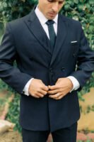 Bespoke Black 2-Piece Tuxedo | Custom Single or Double-Breasted Suit