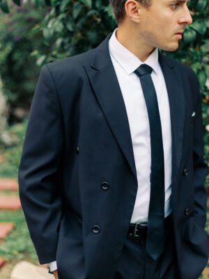 classic_noir_2_piece_double_breasted_prom_suit_front_portait_view_open_suit