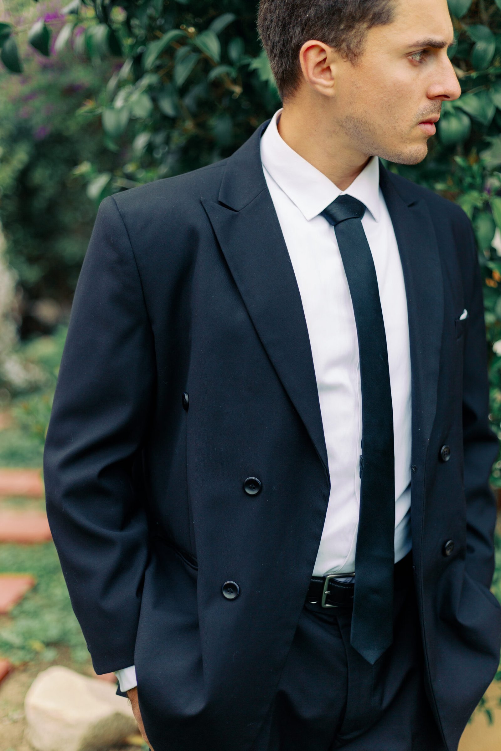 Bespoke Black 2-Piece Tuxedo | Custom Single or Double-Breasted Suit - Image 2